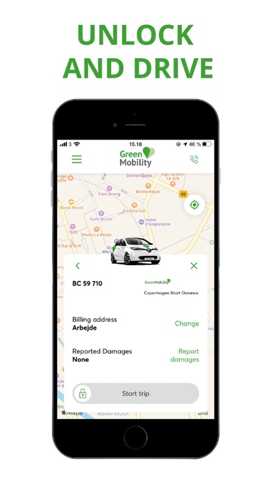 GreenMobility Screenshot