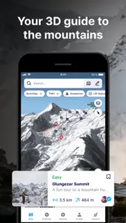 fatmap: ski, hike & trail maps iphone screenshot 1