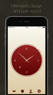 i-qi clock & meditation timer iphone screenshot 1