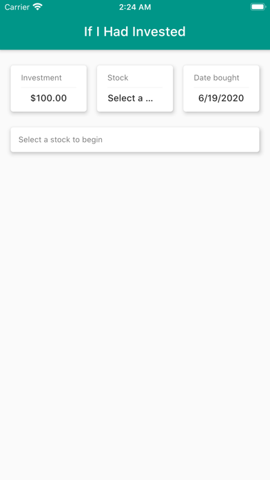 Investment Calculator (Past) iPhone screenshot 6 - Finance app