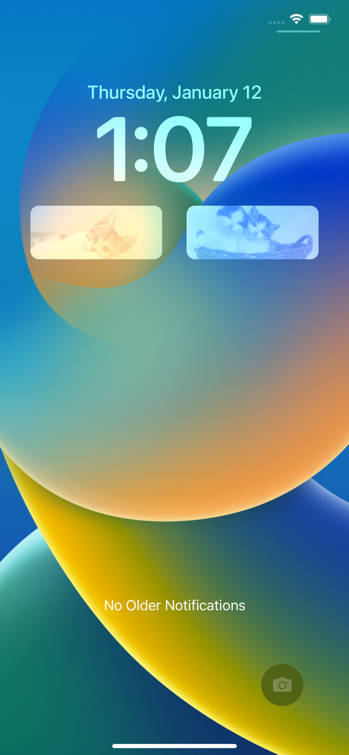 Widget Photos Home Lock Screen