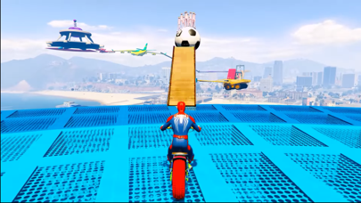 Superhero Moto Stunts Avengers Screenshot