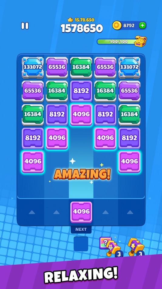 #4. Happy Puzzle® Shoot Block 2048 (iOS) 由: Games Vessel Pte. Ltd.