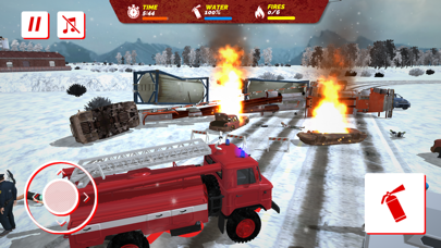 USSR Winter Rescue Fire Trucks Screenshot