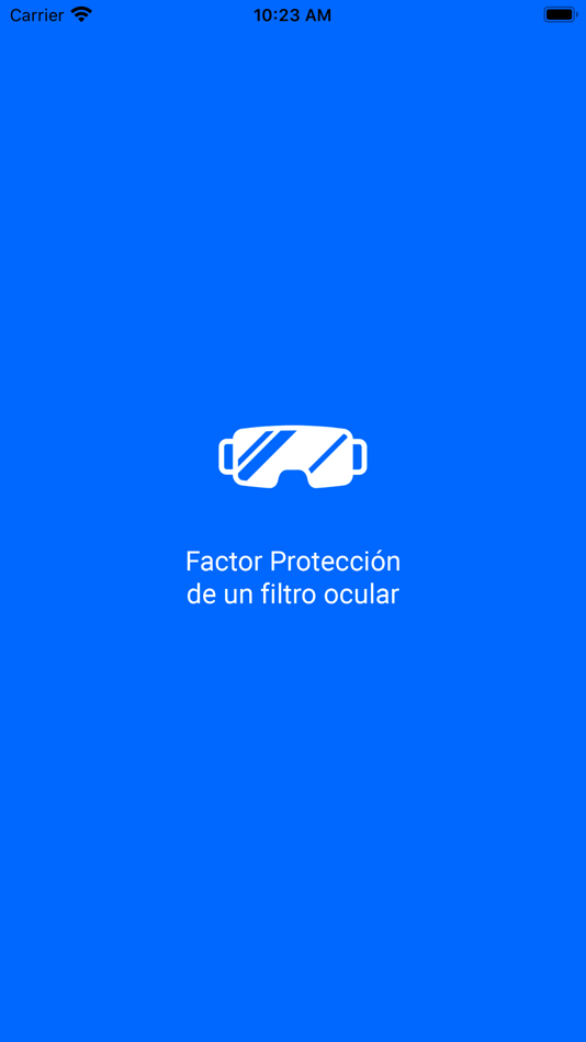 #1. Factor Filtro Ocular (FPFO) (iOS) 由: Instituto Nacional de Seguridad e Higiene en el Trabajo