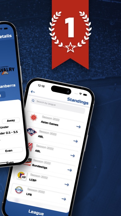 BetUS - Sports Scores News App Screenshot