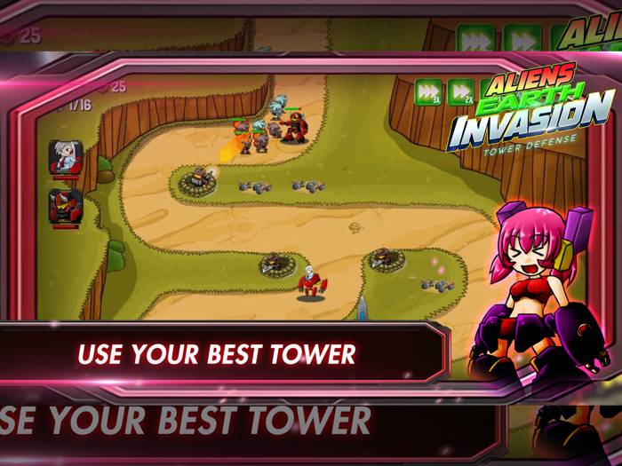 Aliens Earth Invasion TD