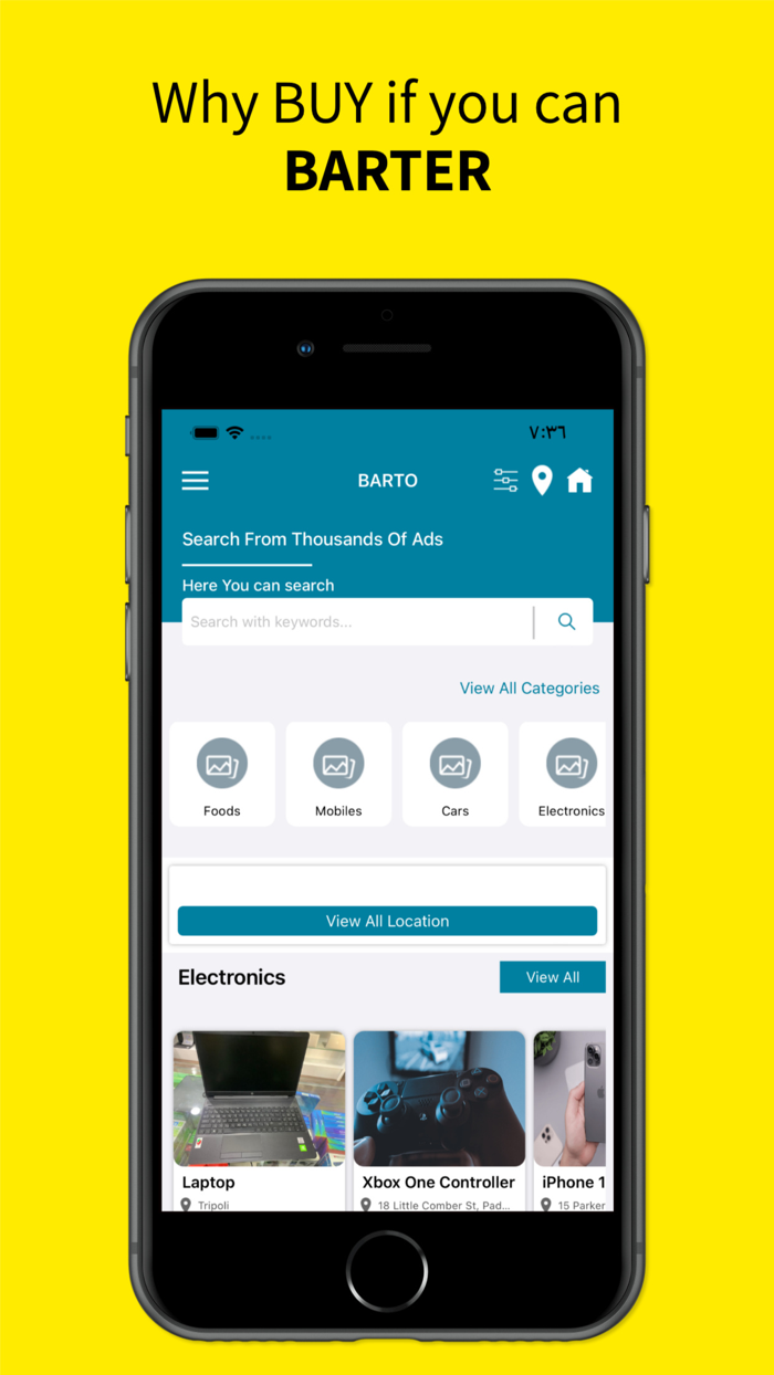 BARTO app