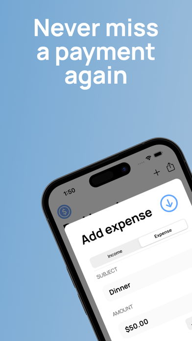 Screenshot #2 pour Finanza: Expense Tracker