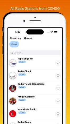 Game screenshot Congo Radios - Top FM Stations mod apk