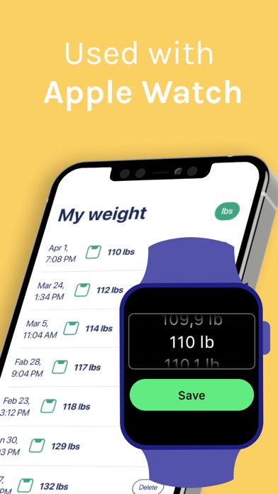 Weight & BMI Calculator Screenshot