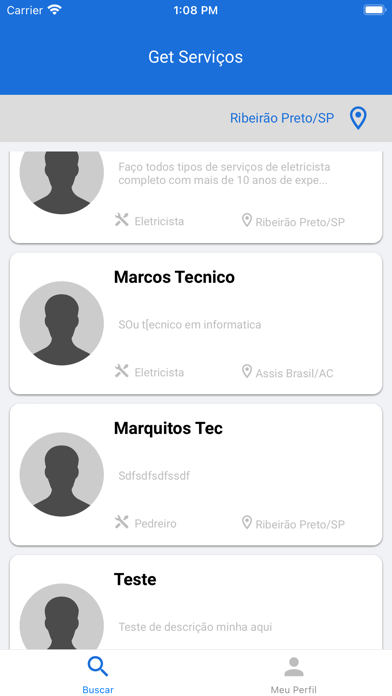 GetServiços: Encontre Serviços Screenshot