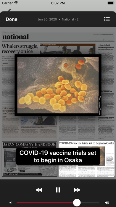 The Japan Times ePaper Edition Screenshot