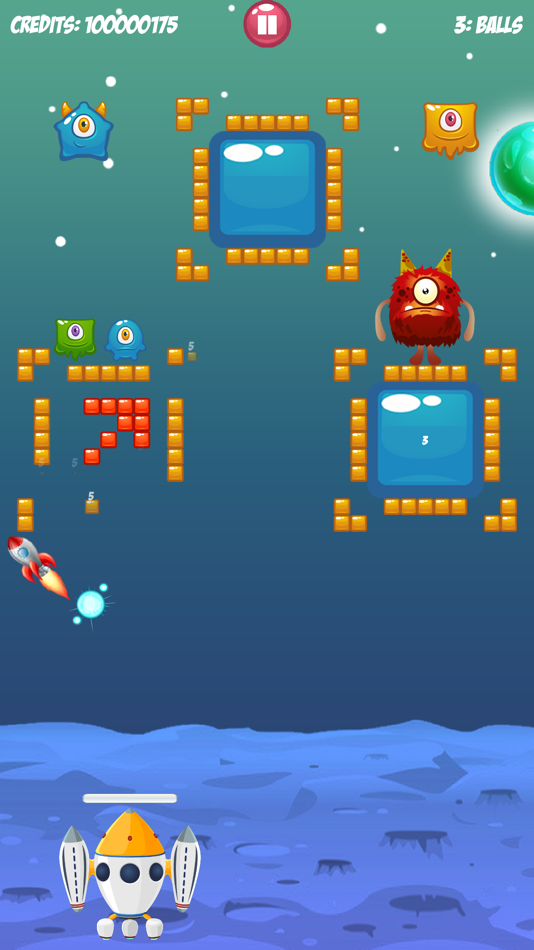 #8. Cosmo Paddle Ball Game (iOS) 由: Hennadii Bulakh