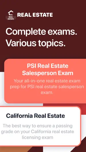 Real Estate Express Exam Prep screenshot 1