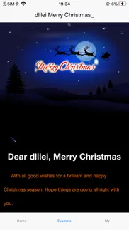 my christmas greetings iphone screenshot 3