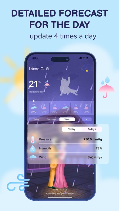 FUTURU – cats weather forecast Screenshot
