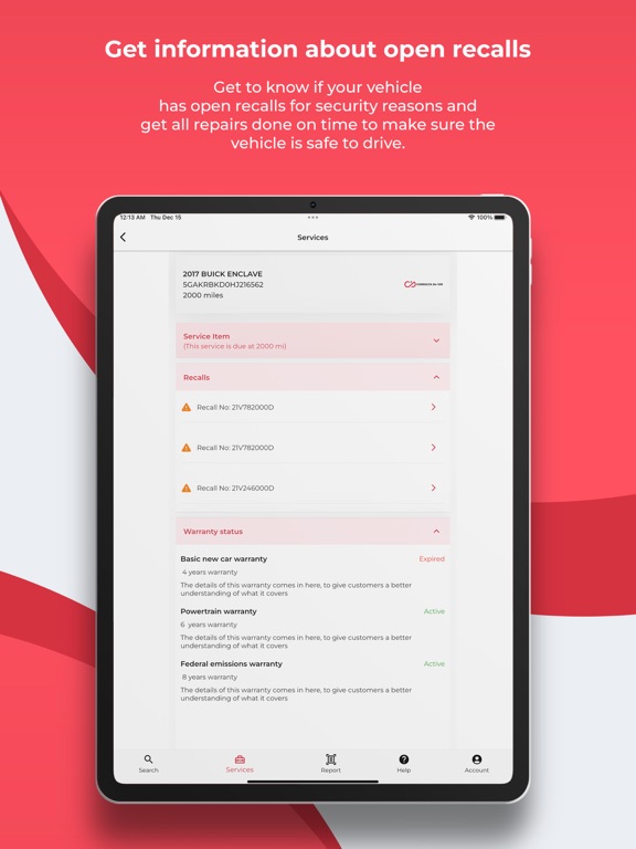 Consultar VIN iPad screenshot 8 - Utilities app