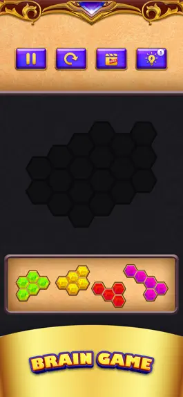 Game screenshot Hexa Block Puzzle Golden Touch mod apk