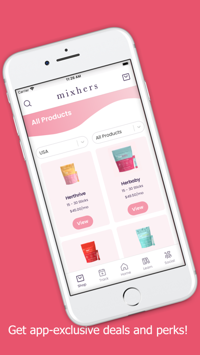 Mixhers Cycle Insights Screenshot