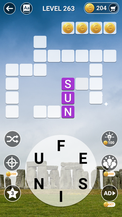 Word Scenery 2023: Crossword Screenshot