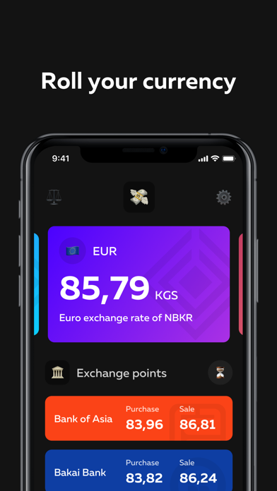 Exchange Rates Kyrgyzstan Som Screenshot