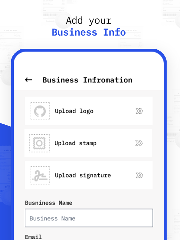 InvoiceBilling | Receipt Maker iPad screenshot 4 - Business app