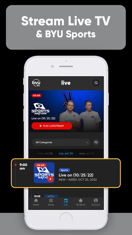 BYUtv: Stream Live TV & Movies screenshot-4