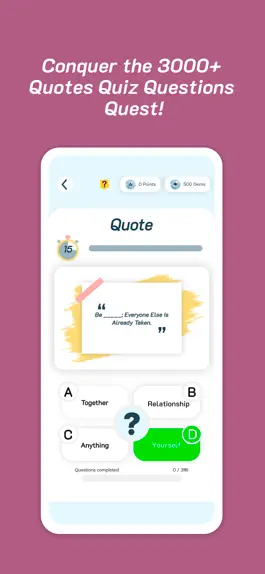 Game screenshot Guess Facts & Quotes Quiz apk