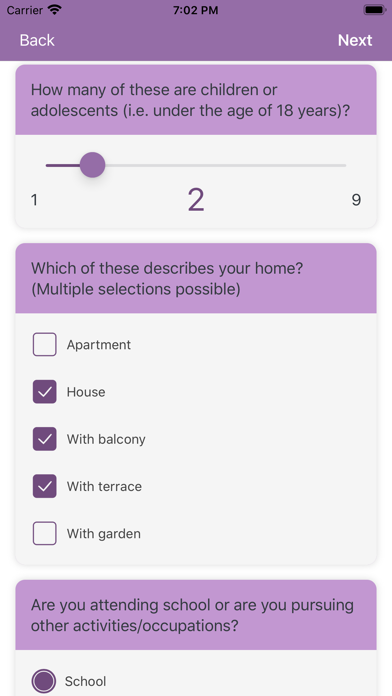 Corona Health Screenshot
