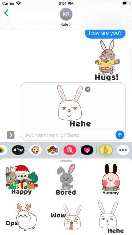 Bunny Rabbit Stickers