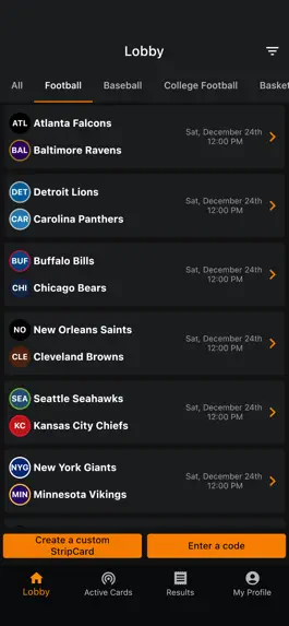 Game screenshot StripCard - Sports Party Game apk