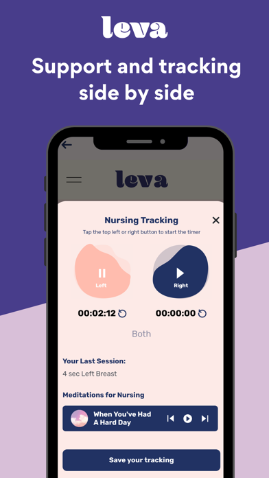 Leva: Mom and Baby Tracking Screenshot
