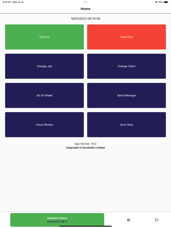 Screenshot #6 pour MyClockedIn