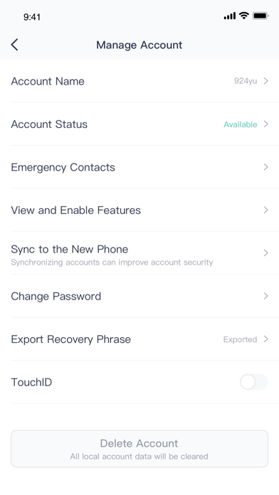 MYKEY Screenshot