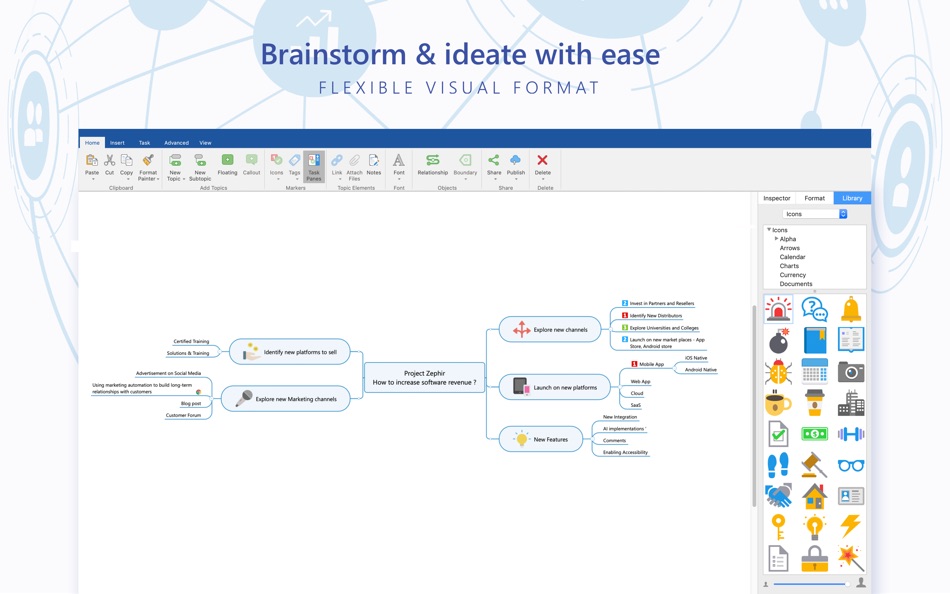 #1. MindManager (macOS) 由: Corel Corporation