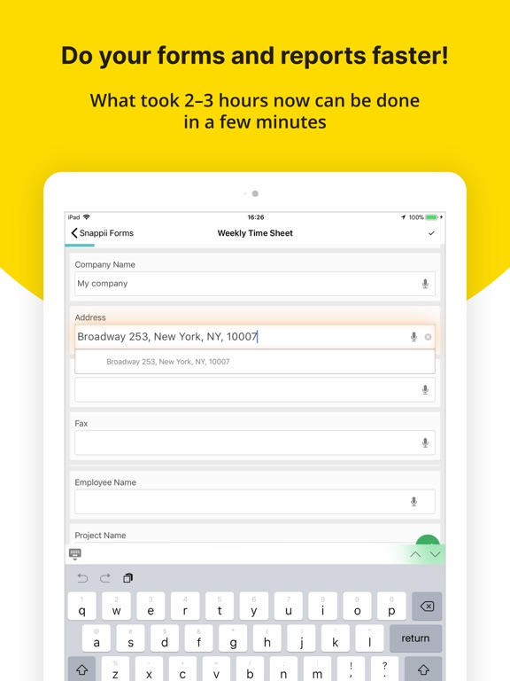 Screenshot #5 pour Snappii Mobile Forms