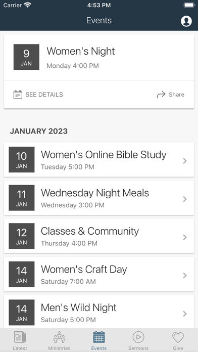 Alexandria Covenant Church Screenshot