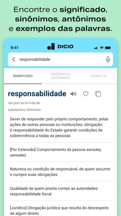 Dicionário de Português Dicio Screenshot