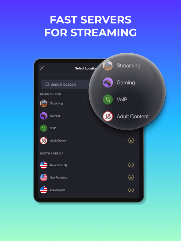 Flexy VPN: Fast Stable VPN iPad screenshot 2 - Productivity app