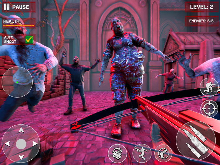 Zombie Graveyard Gun Shooting