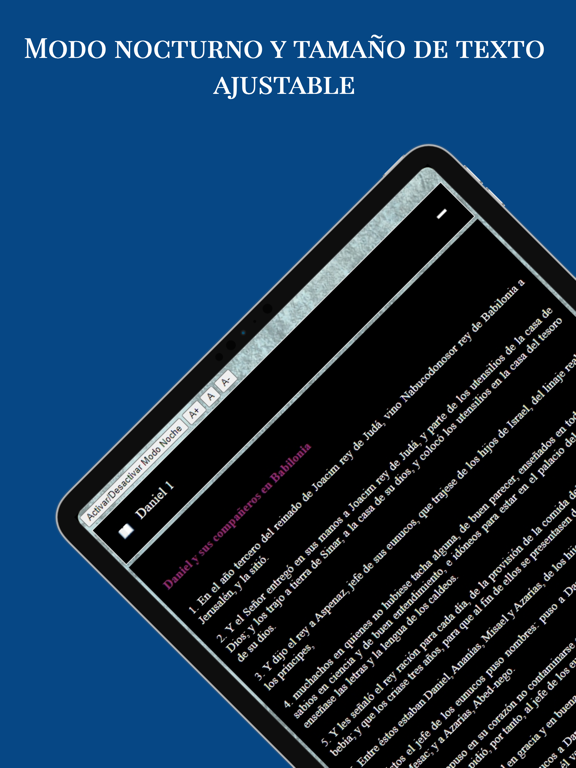 Estudio de la Biblia RV 1960 iPad screenshot 4 - Book app