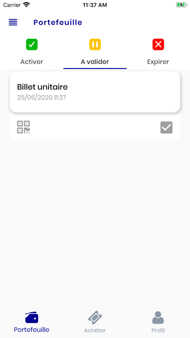 SITAC e-ticket Screenshot