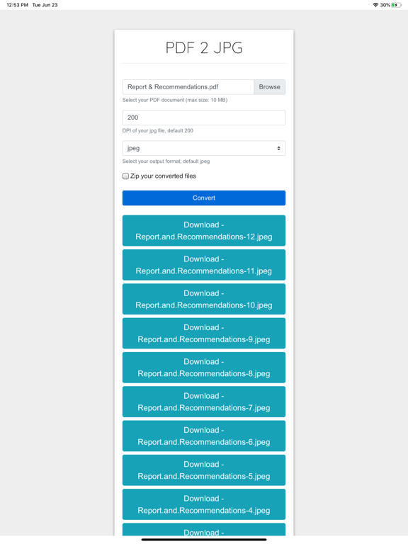Screenshot #5 pour Pdf2jpg!