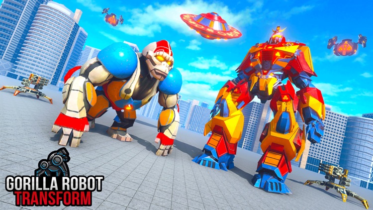Gorilla Robot Car Robot Games