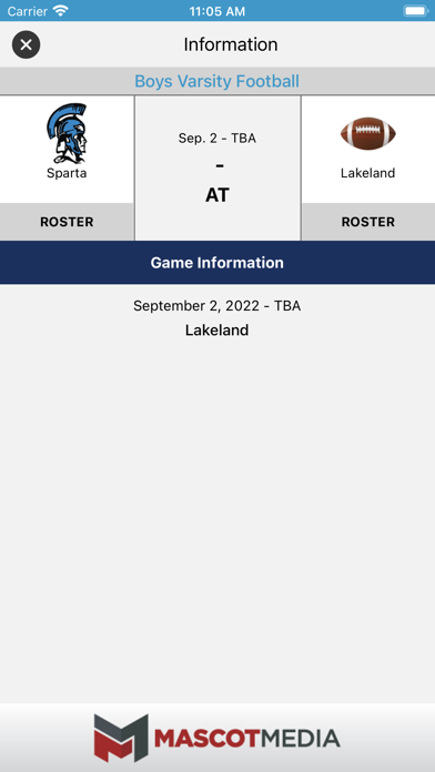 Sparta Athletics Screenshot