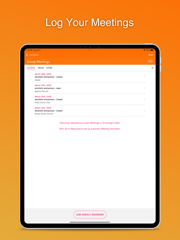Screenshot #5 pour Sober Living