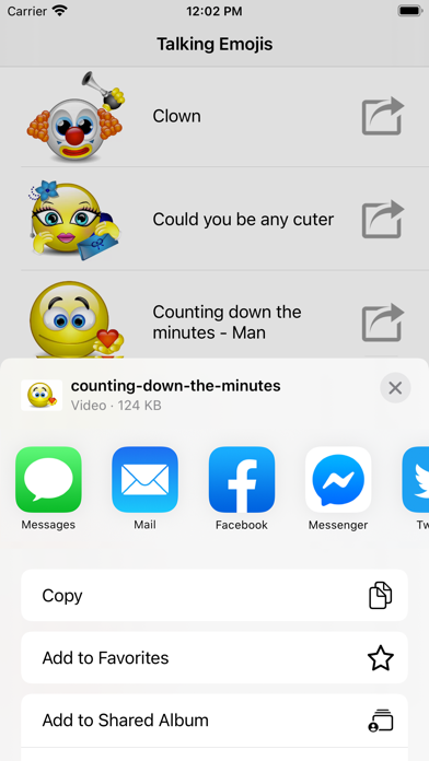 Screenshot #3 pour Talking Emojis for Texting