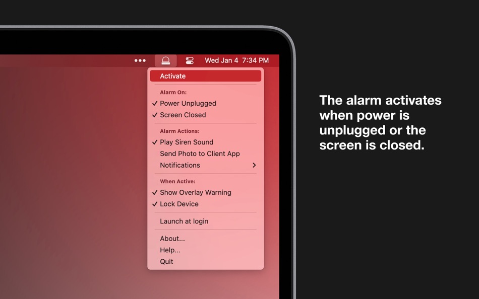#2. Unplug Alarm: Anti-theft App (macOS) 게시자: Apprime Studio sarl