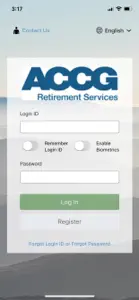 ACCG Retirement Services screenshot #1 for iPhone